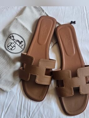 H Brown Sandals